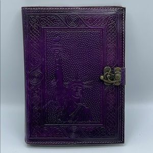 Handmade leather journal